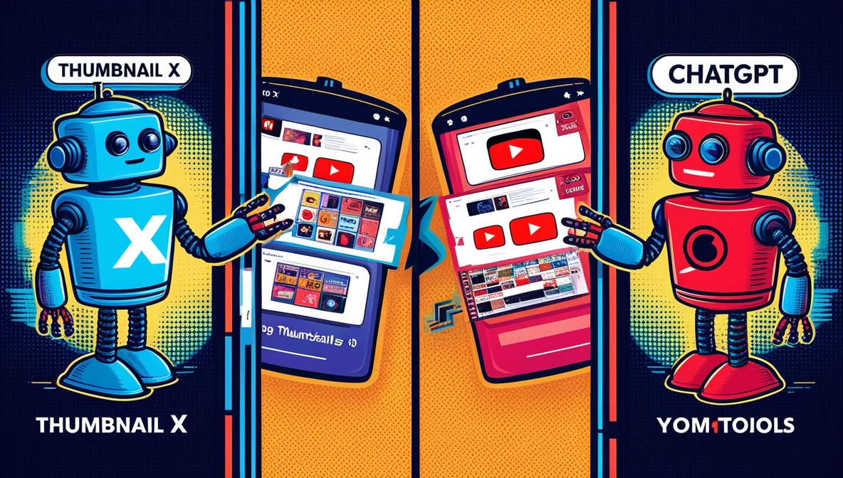Thumbnail X vs ChatGPT - Thumbnail Maker Comparison