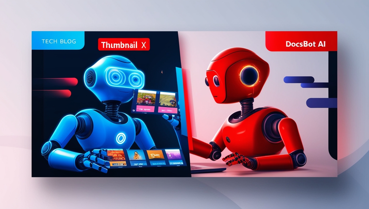 Thumbnail X vs DocsBot AI - Thumbnail Maker Comparison
