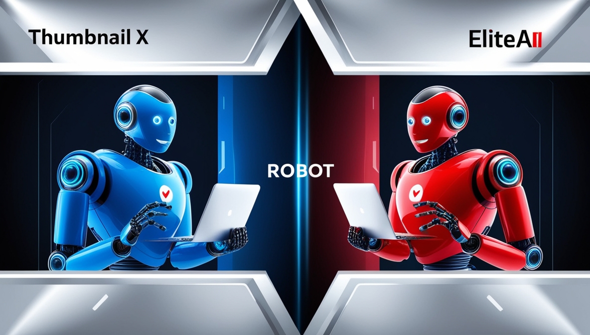 Thumbnail X vs EliteAI Tools - Thumbnail Maker Comparison