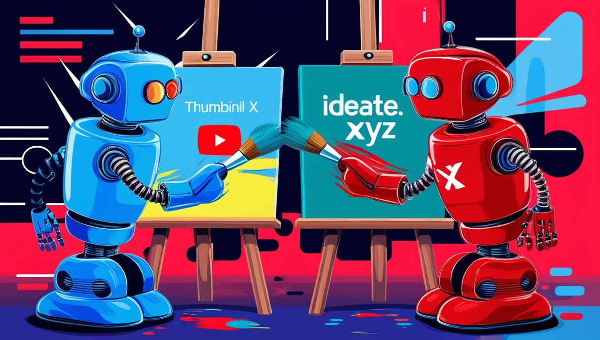 Thumbnail X vs Ideate.xyz - Thumbnail Maker Comparison