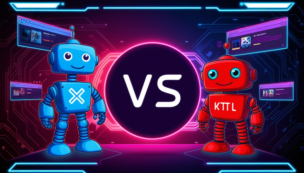 Thumbnail X vs Kittl - Thumbnail Maker Comparison