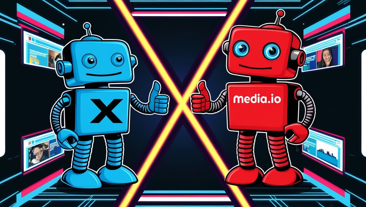 Thumbnail X vs Media.io - Thumbnail Maker Comparison