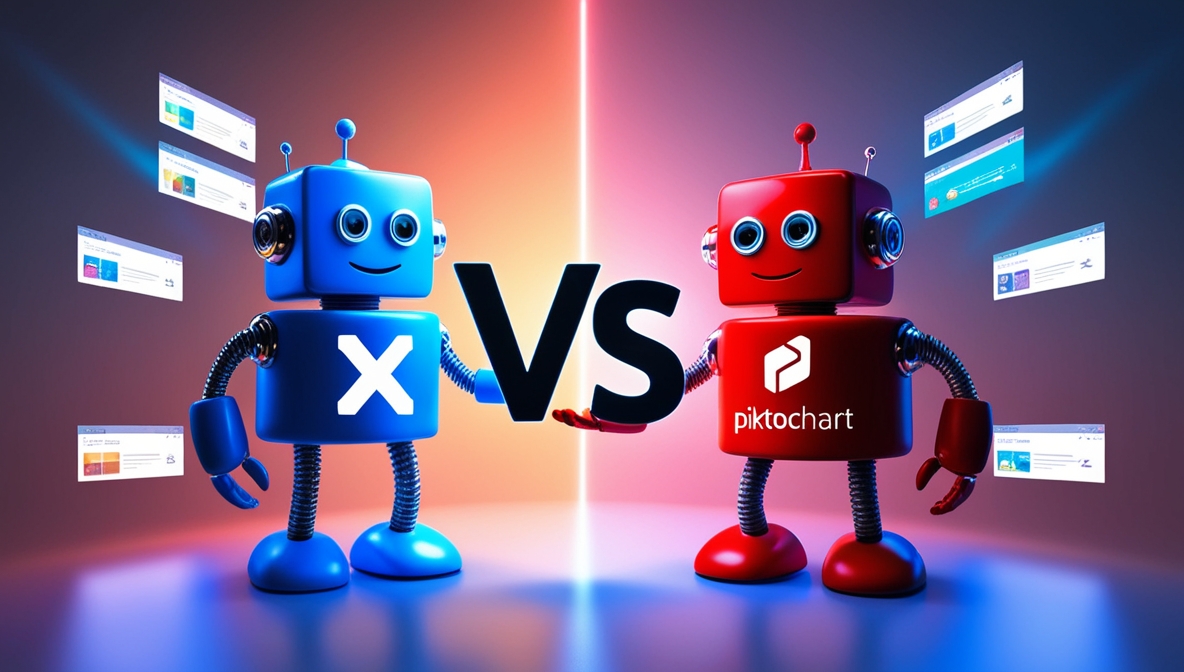 Thumbnail X vs Piktochart - Thumbnail Maker Comparison