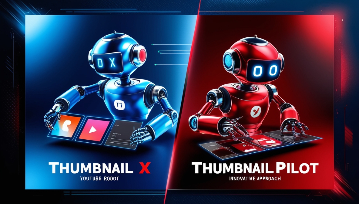 Thumbnail X vs ThumbnailPilot - Thumbnail Maker Comparison