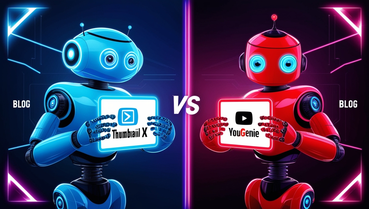Thumbnail X vs YouGenie - Thumbnail Maker Comparison